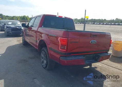 2017 Ford F-150 Lariat из США, поврежденный, VIN 1FTEW1EG2HFC02220